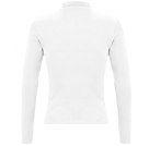 Рубашка поло женская с длинным рукавом PODIUM 210 белая