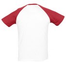 Футболка мужская FUNKY 150, белая с красным
