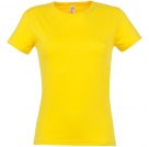 Женская футболка MISS 150, желтая