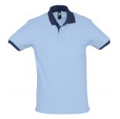 Рубашка поло PRINCE 190, голубая с темно-синим