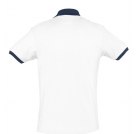 Рубашка поло PRINCE 190, белая с темно-синим