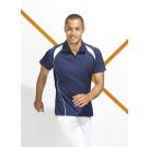 Рубашка поло спортивная PALLADIUM 140, оранжевая с белым