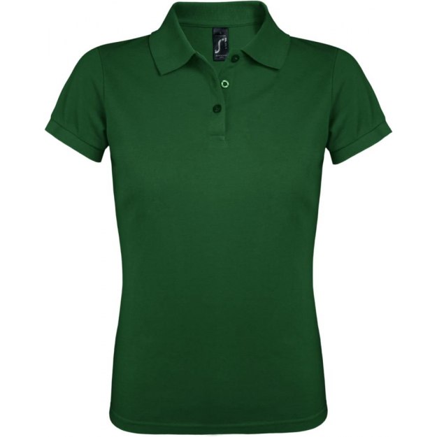 Рубашка поло женская PRIME WOMEN 200 темно-зеленая