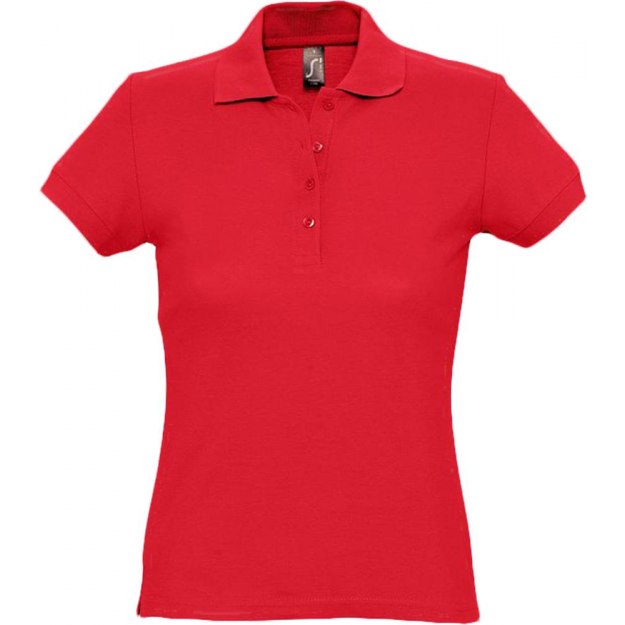 Рубашка поло женская PASSION 170, красная