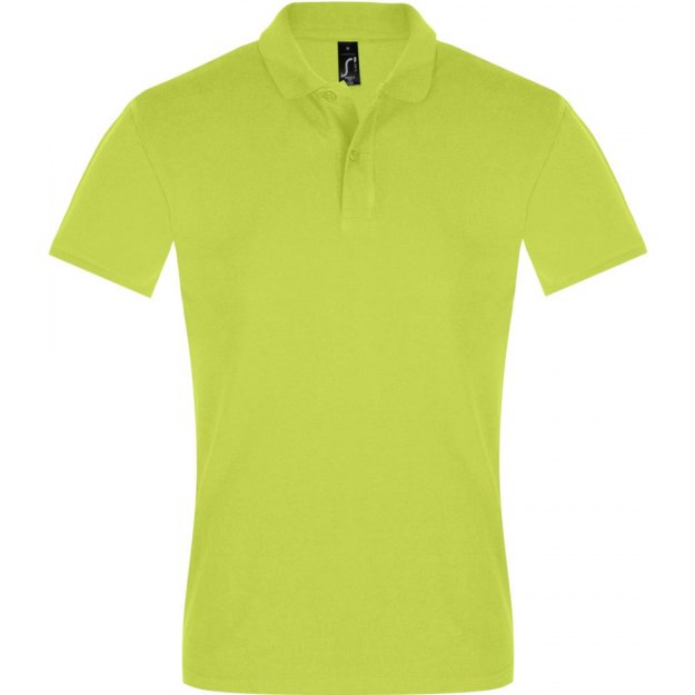 Рубашка поло мужская PERFECT MEN 180 зеленое яблоко