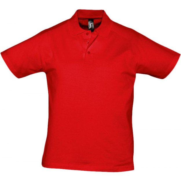 Рубашка поло мужская PRESCOTT 170, красная