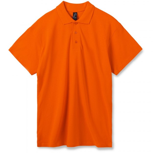 Рубашка поло SUMMER 170, оранжевая