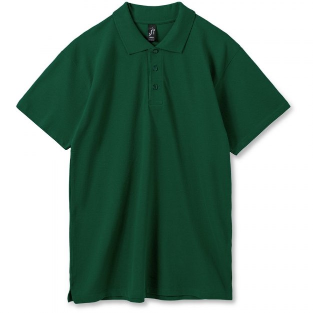 Рубашка поло SUMMER 170, темно-зеленая