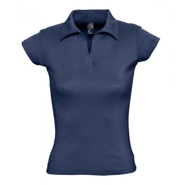 Рубашка поло женская PRETTY 220, кобальт (темно-синяя)