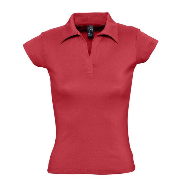 Рубашка поло женская PRETTY 220, красный