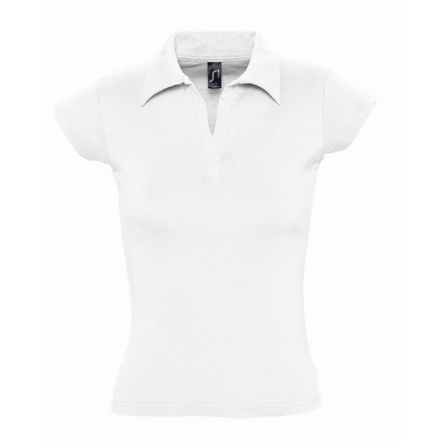 Рубашка поло женская PRETTY 220, белый