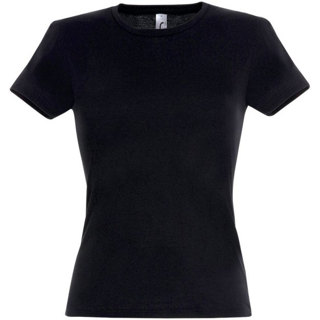 Женская футболка MISS 150, черная