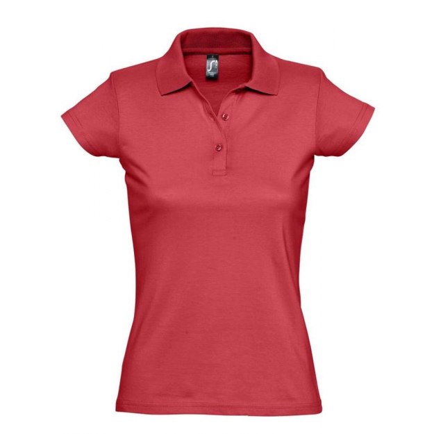 Рубашка поло женская PRESCOTT WOMEN 170, красная