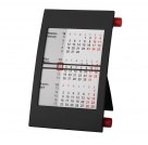 Календарь настольный на 2 года; черный с красным