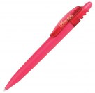 X-8 FROST, ручка шариковая, фростированный розовый, пластик