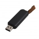 USB flash-карта STRAP (16Гб), черный, 5,6х2,3х0,8см, пластик