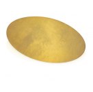Значок металлический «Овал», золотистый