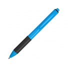 Ручка пластиковая шариковая «Band» с грипом, голубой/черный