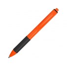 Ручка пластиковая шариковая «Band» с грипом, оранжевый/черный