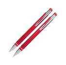 Набор «Онтарио»:ручка шариковая,карандаш в футляре красный