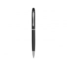 Ручка шариковая со стилусом для емкостного экрана в футляре, черная