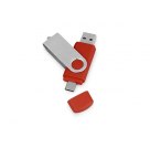 USB/USB Type-C флешка на 16 Гб «Квебек C», красный