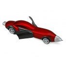 Авторучка шариковая «Сан-Марино» в форме автомобиля, красная