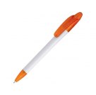 Ручка шариковая Celebrity «Эвита» белая/оранжевая