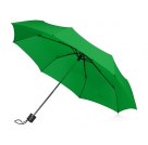 Зонт складной Columbus, механический, 3 сложения, с чехлом, зеленый