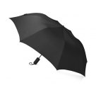 Зонт складной Tulsa, полуавтоматический, 2 сложения, с чехлом, черный