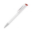 Ручка шариковая UMA «EFFECT SI», белый/красный