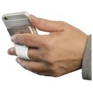 Картхолдер для телефона с отверстием для пальца, белый