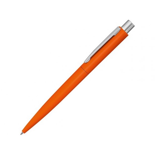 Ручка шариковая металлическая LUMOS soft-touch, оранжевый