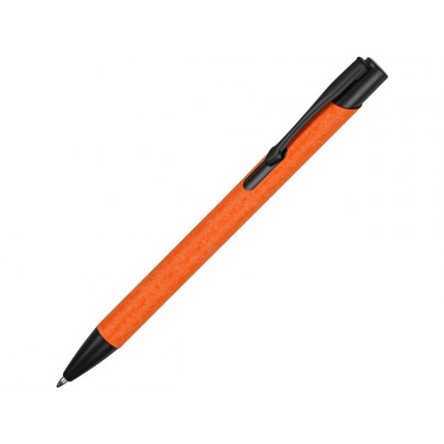 Ручка металлическая шариковая «Crepa», оранжевый/черный