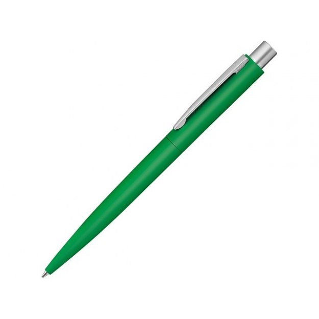 Ручка шариковая металлическая LUMOS soft-touch, зеленый