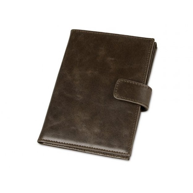 Бумажник путешественника «Druid» с отделением для паспорта, коричневый