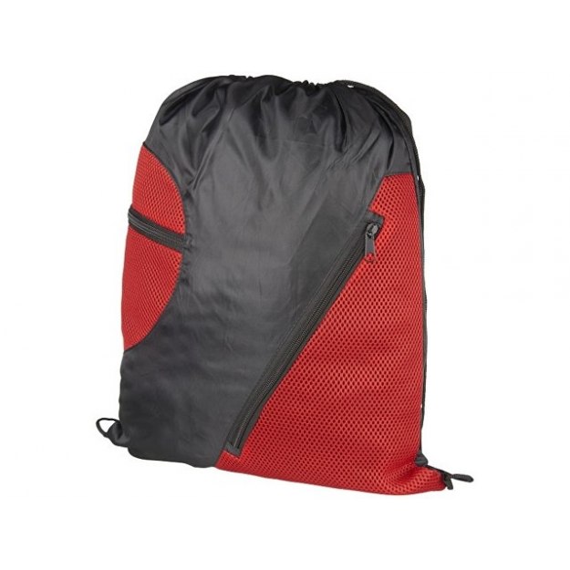 Спортивный рюкзак из сетки на молнии, красный