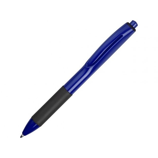 Ручка пластиковая шариковая «Band» с грипом, синий/черный