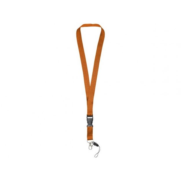 Шнурок Sagan с отстегивающейся пряжкой, держатель для телефона, оранжевый