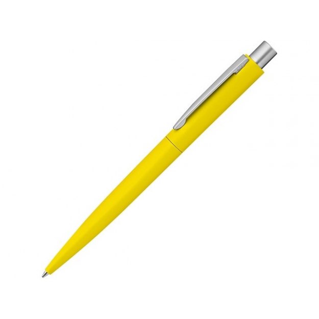 Ручка шариковая металлическая LUMOS soft-touch, желтый
