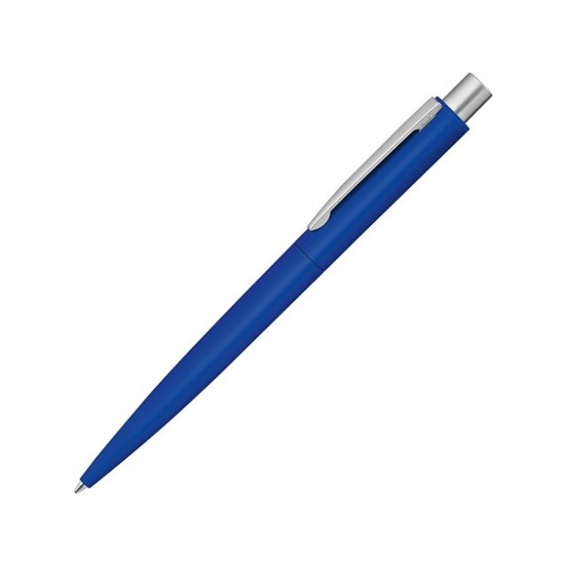 Ручка шариковая металлическая LUMOS soft-touch, синий