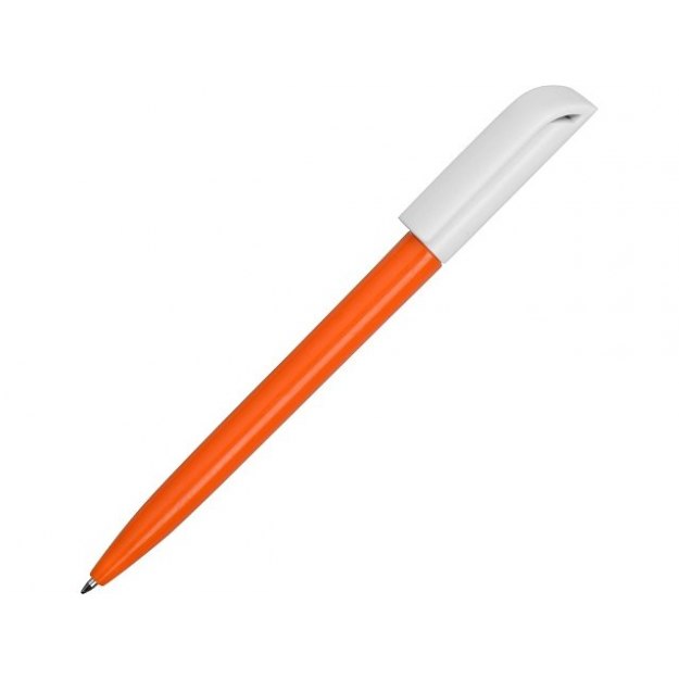 Ручка пластиковая шариковая Миллениум Color BRL, оранжевый/белый